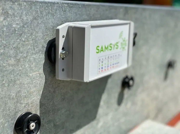 <em class="placeholder">Boîtier connecté Samsys.</em>