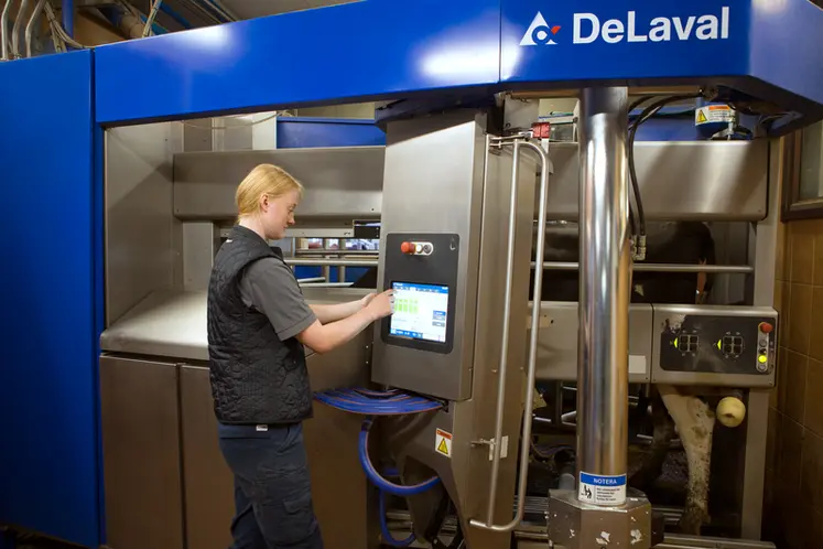 <em class="placeholder">Robot de traite DeLaval VMS 300</em>
