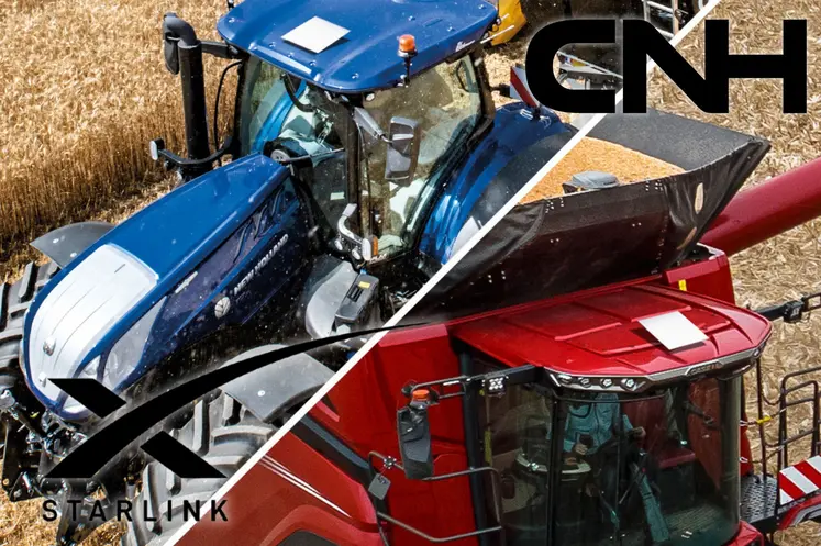 Tracteur New Holland et Moissonneuse-batteuse Case IH