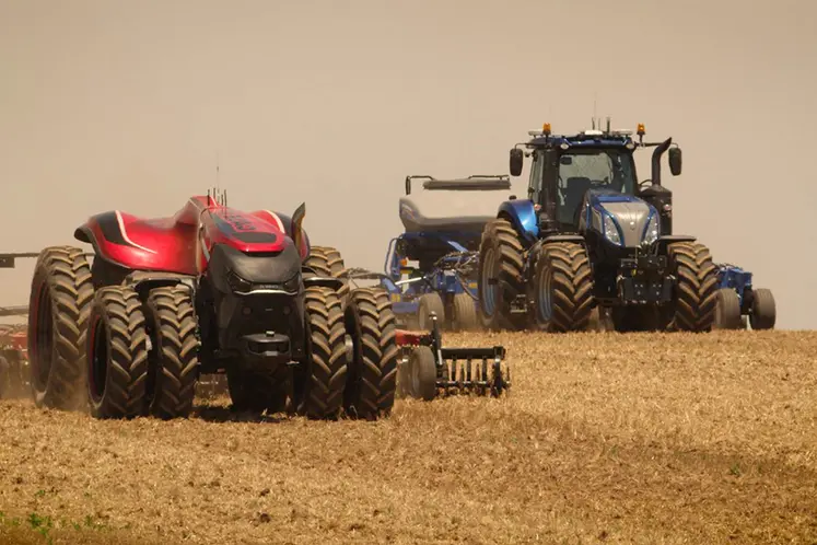 Tracteurs autonomes Case Ih et New Holland