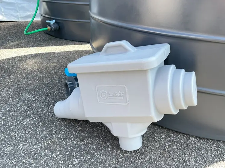 <em class="placeholder">Filtre rotomoulé pour cuves verticales aériennes pour le stockage de l'eau de La Gée exposées au Space 2024</em>