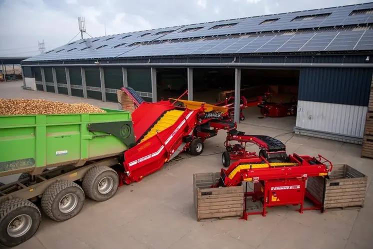<em class="placeholder">Chaîne de transport des pommes de terre.</em>