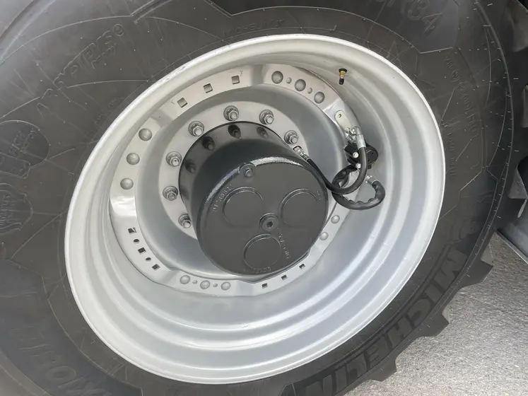 Télégonflage nouveau tracteur Case IH Optum