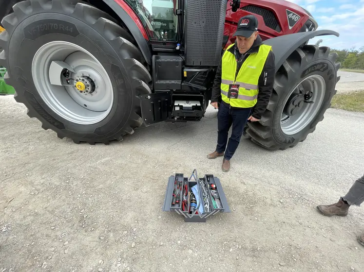 Boîte à outils des nouveaux tracteurs Case IH Optum 