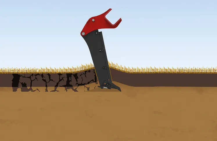 <em class="placeholder">Dent Low Disturbance du décompacteur Hélios T80 à châssis semi-porté de Grégoire Besson</em>