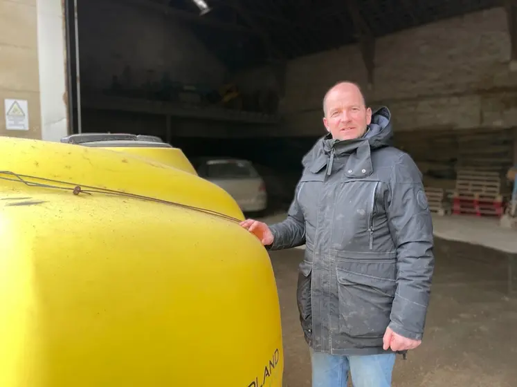 <em class="placeholder">Loïc Lamiche, chef de culture SCEA De La Joliette (Aisne).</em>