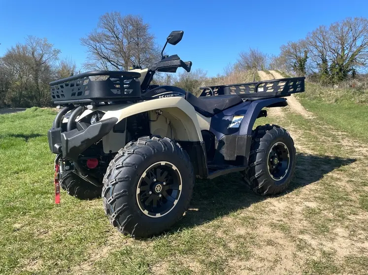<em class="placeholder">Quad Yamaha Kodiak 450 en version Kiwami.</em>