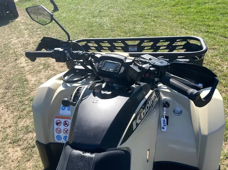 <em class="placeholder">Quad Yamaha Kodiak 450 et 700 en version Kiwami.</em>