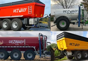 Le constructeur belge de tonnes à lisier Dezwaef va agrandir son usine pour augmenter les volumes de production de bennes agricoles et TP. 
