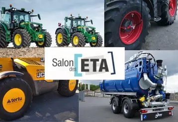 Salon des ETA - Tracteurs John Deere 6R, Tonne à lisier Kumm, Enjoliveurs Sodijantes 