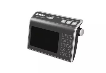 Le terminal Claas Cemis 700 propose un écran tactile de 7 pouces associé à 10 touches et un sélecteur rotatif.  © Claas