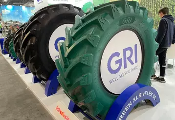 La gamme de pneumatiques Green XLR de GRI profite d'une fabrication employant 37,5 % de matériaux durables. 