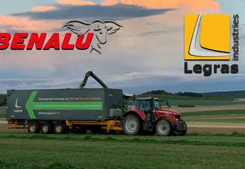La gamme de remorques agricoles Legras Industries va demeurer au catalogue du nouveau groupe Benalu-Legras.