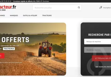 Agro Service 2000 lance un site marchand pour pièces de tracteurs et autres machines agricoles. 