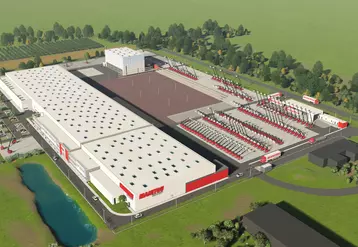 Nouvelle usine Manitou de Candé - Maine-et-Loire - construction de nacelles élévatrices de personnes