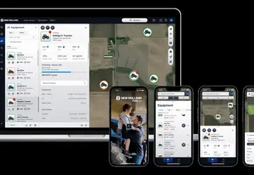 <em class="placeholder">La plateforme numérique FieldOps de CNH propose une interface web et une application mobile.</em>