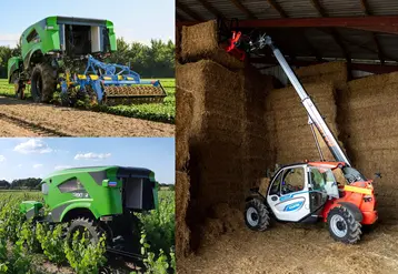 Robot Trektor et chargeur télescopique Manitou