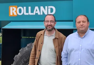 Joseph Emily directeur de la nouvelle filiale Rolland Distribution Hauts-de-France, et Johann Fauviau, Responsable Régional des Ventes.