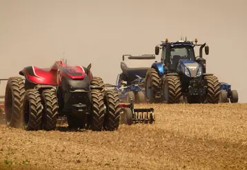 Tracteurs autonomes Case Ih et New Holland