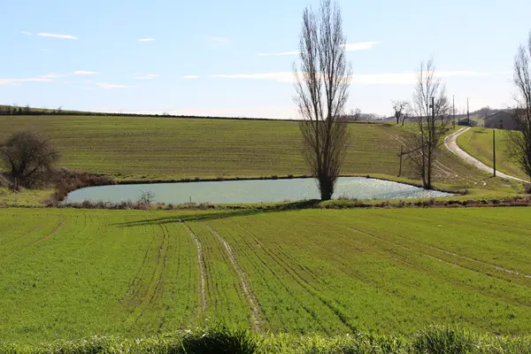 Retenue collinaire dans le Lot-et-Garonne