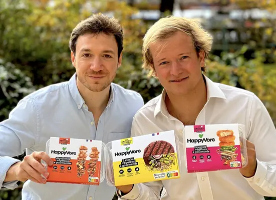 Guillaume Dubois et Cédric Meston, cofondateurs d'HappyVore
