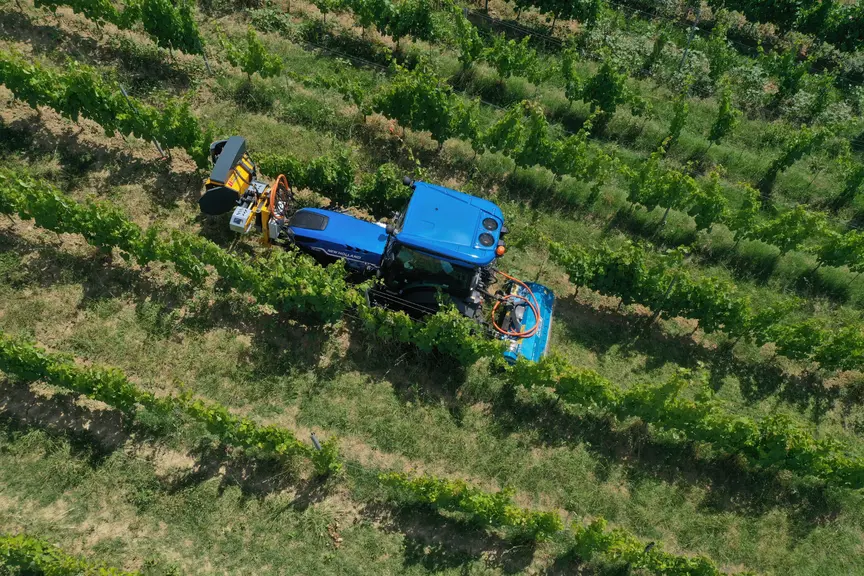 Tracteur hybride New Holland