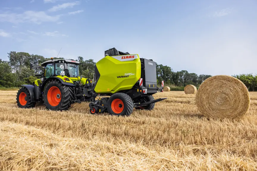 Presse à balles rondes à chambre variable Claas Variant 585 RC