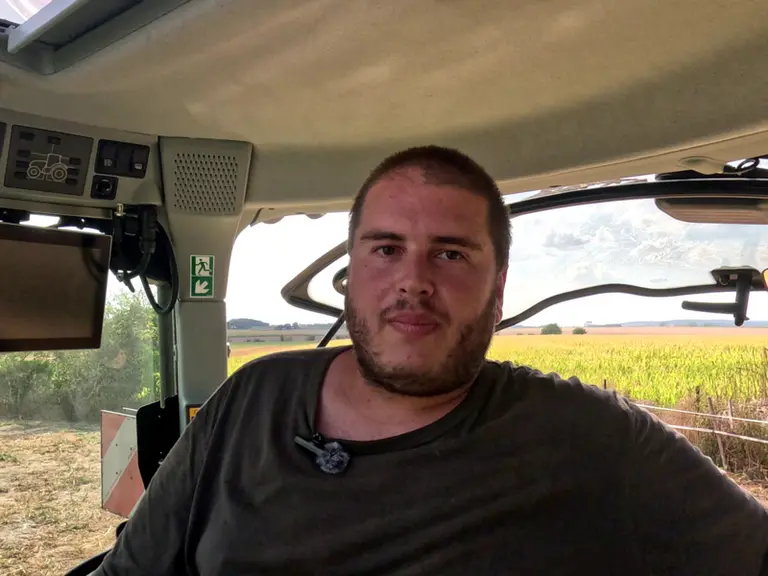 Jean-Baptiste Bongard, agriculteur à Barcy en Seine-et-Marne