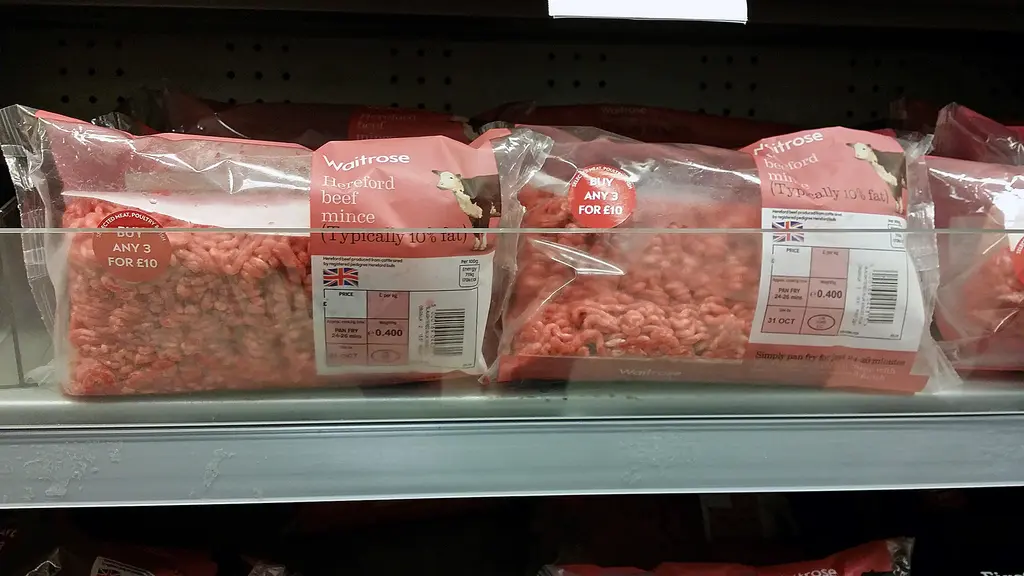 rayon libre service grande distribution Waitrose en Angleterre