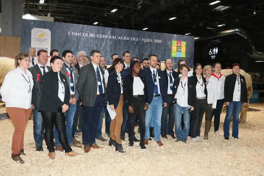 champions charolais salon de l'agriculture 2020