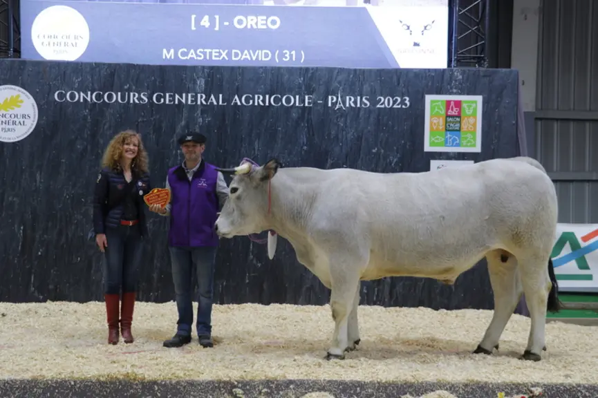 Oréo appartenant à David Castex en Haute-Garonne obtient la quatrième place.