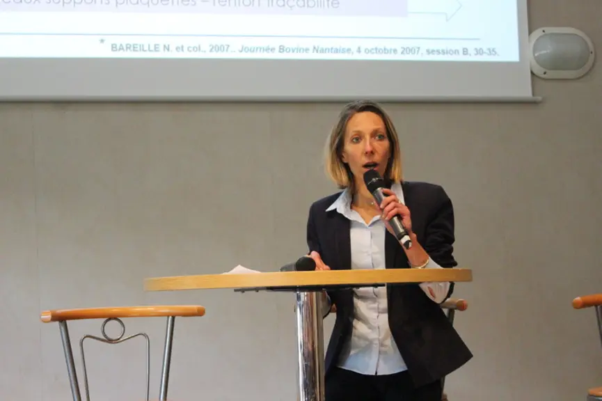 Marianne Lefol, vétérinaire chez Terrena. "Cette démarche repose sur des résultats scientifiques qui ont démontré l’intérêt de la vaccination chez le