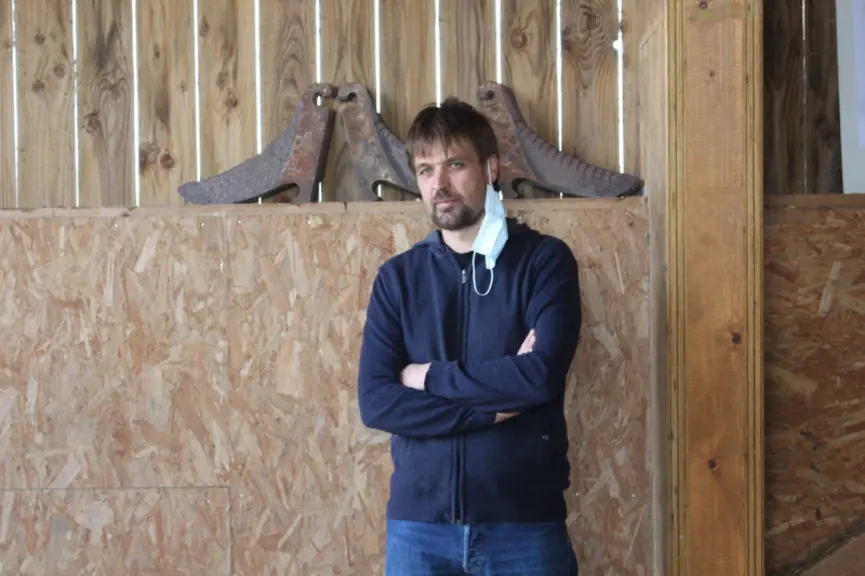 Benoît Jaunet. " J'ai pris le temps de visiter différentes installations pour affiner mes choix." © S. Bourgeois