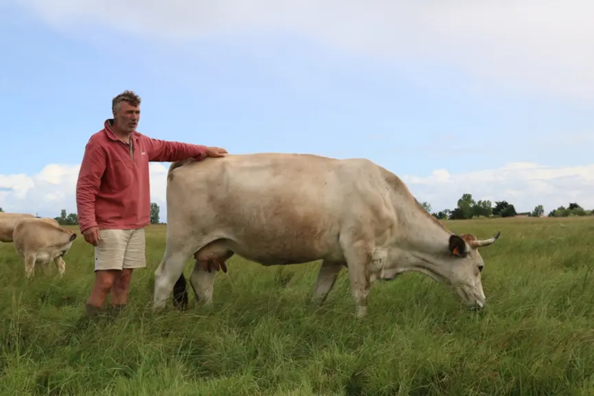 Frédéric Signoret, du Gaec de la Barge. « La microfilière est une fierté car nous défendons la biodiversité. »