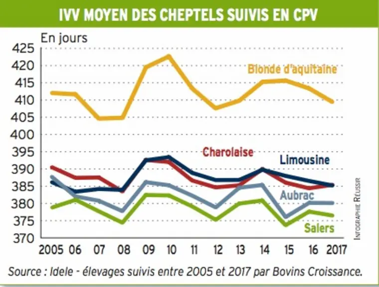 graph IVV moyen des cheptels suivis en CPV