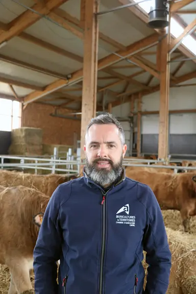 <em class="placeholder">Jérôme Delarbre, conseiller bâtiments à la chambre d’agriculture du Cantal</em>