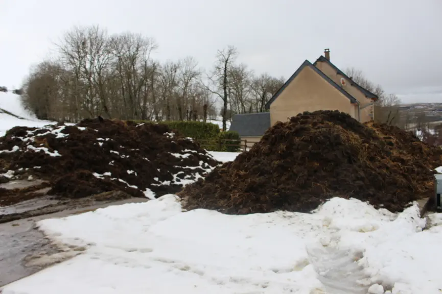 fumière neige Cantal