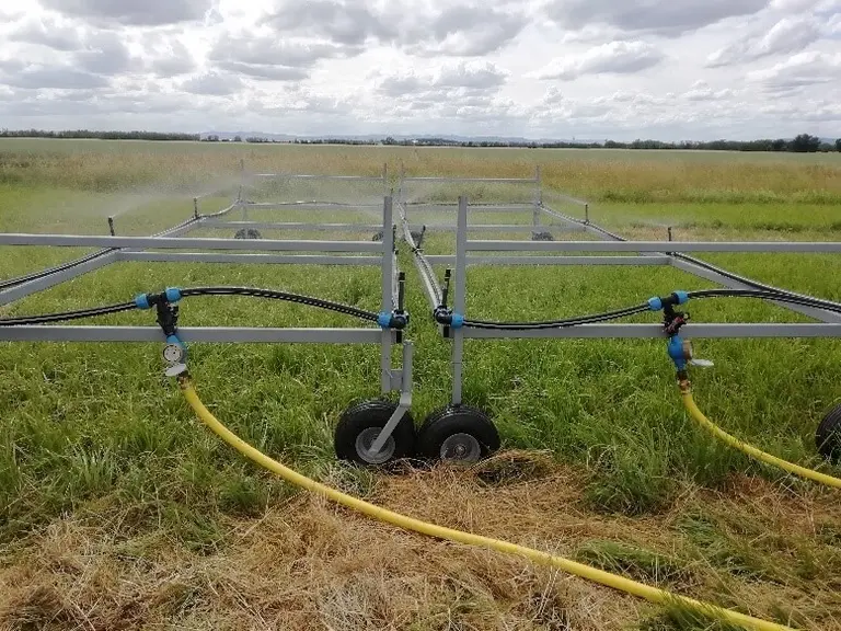 irrigation expérimentation Arvalis fourragères prairiales luzerne fétuque élevée RGH