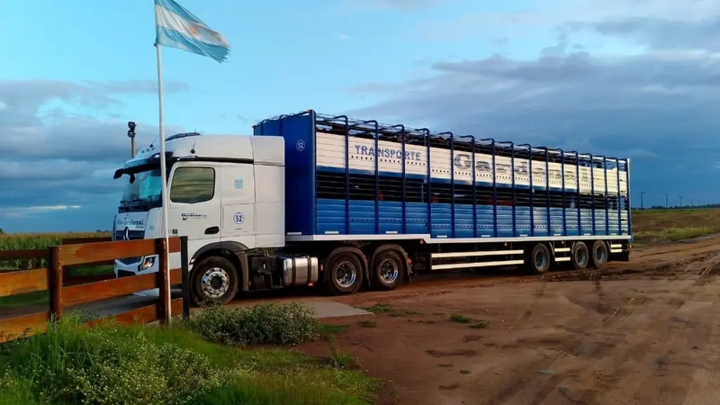 <em class="placeholder"> camion du transport du bétail argentin, Daniel Gardenal</em>