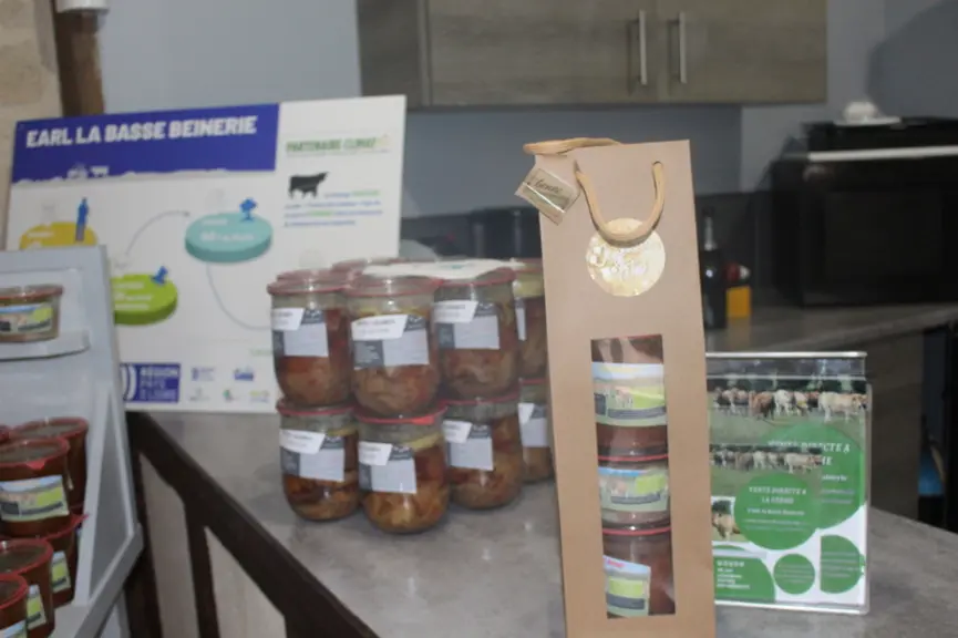 vente directe viande bovine conserves