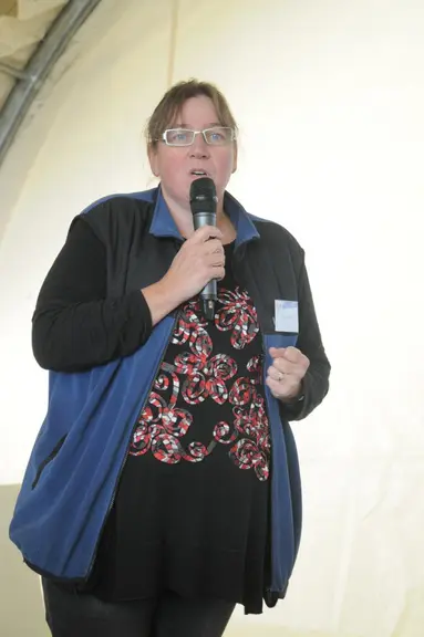 Sylvie Morge, du PEP caprin, est intervenue sur la conception des locaux d'affinage