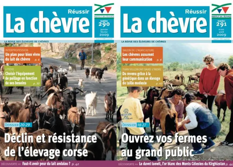 N°290 : Déclin et résistance de l’élevage corse
N°291 : Communication - Ouvrez vos fermes au grand public