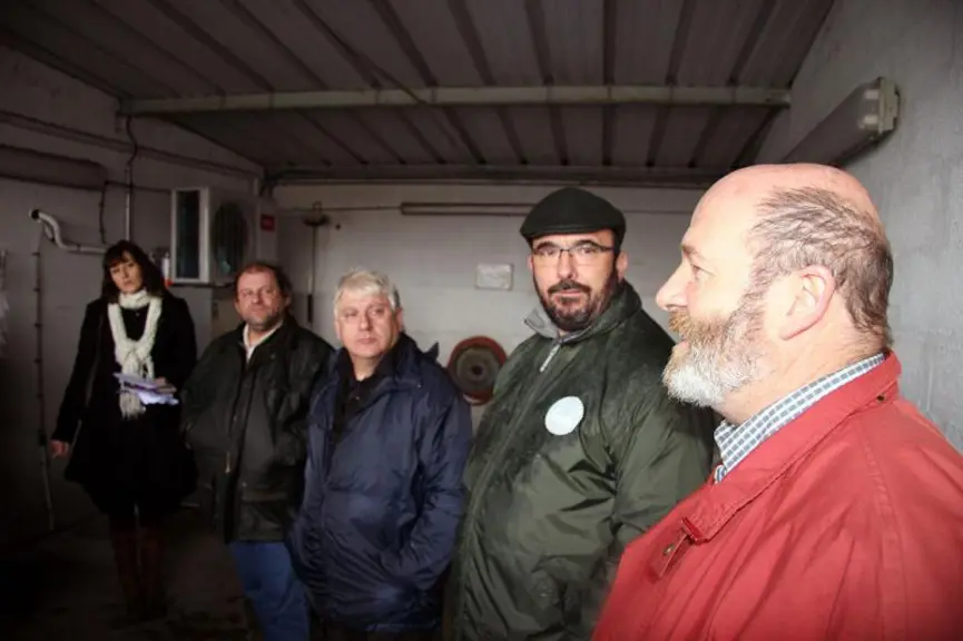 Point presse avec les representants des éleveurs