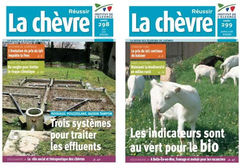 Mais – Juin (N°298) : Trois systèmes pour traiter les effluents : roseaux, pouzzolane, bassin tampon
Juillet – Août (N°299) : Les indicateurs sont au