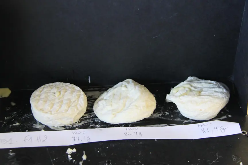 Séchage 24 h à vitesse 10 et affinage à 88 % d'humidité © A. Dorléac/Pradel