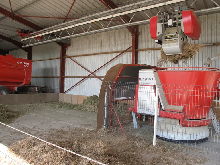 La décision d’acquérir un Lely Vector a été prise suite à des problèmes de santé de Mario et pour préparer le départ en retraite de Didier. Le robot l