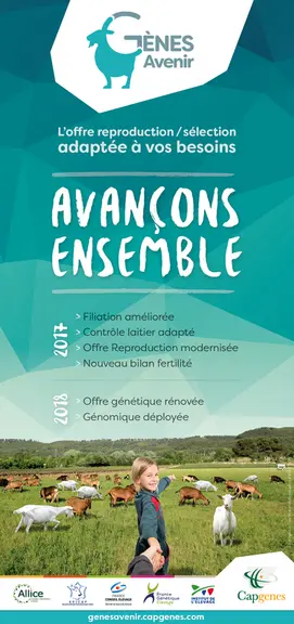 Le slogan « Avançons ensemble » traduit la volonté de mutualiser les innovations et le progrès génétique. © DR