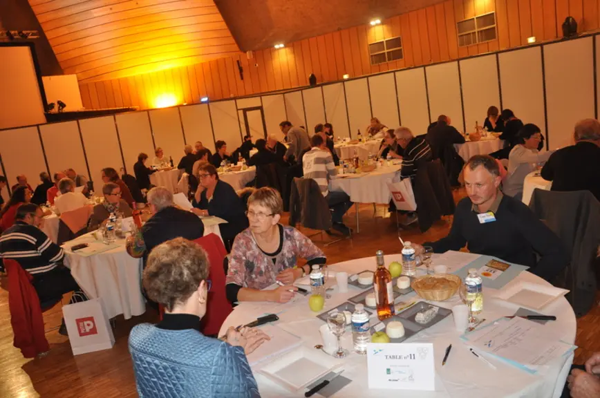 Le premier concours de fromage de Capr’Inov a rassemblé plus de 200 échantillons du monde entier. © D. Hardy