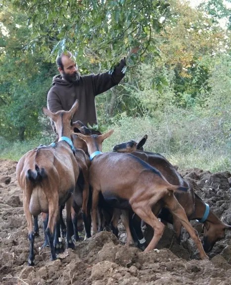 Emanuele La Barbera, éleveur à Sugano di Orvieto (Italie). © A. Rabittiis