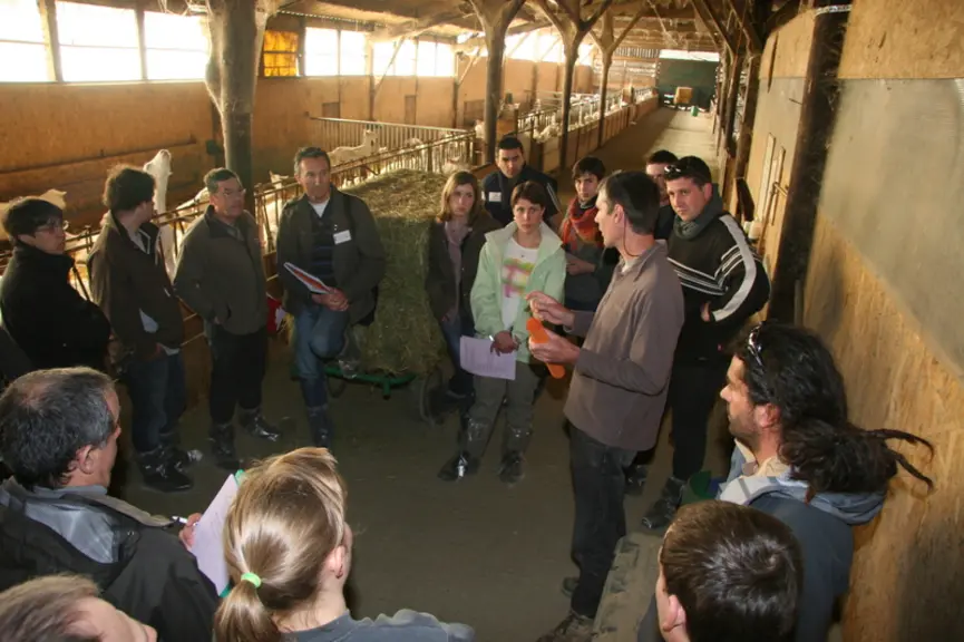 PRÈS DE 14 000 EMPLOIS SONT IMPUTABLES À L’ÉLEVAGE caprin. Ces emplois non délocalisables participent au maintien du tissu rural dans toute la France.